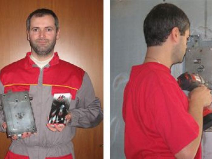 Archisio - Aries Di Michele Bortolotti - Progetto Conversione serratura a cilindro europeo per porta blindata