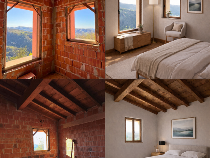 Archisio - Studio Tecnico Associato Ivaldi Carrer - Progetto Da rudere a villa panoramica nel monferrato