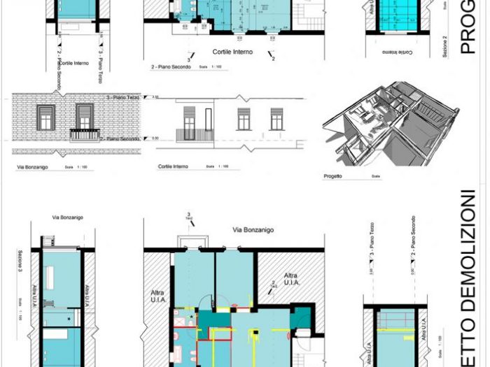 Archisio - 23scalini - Progetto Appartamento torino