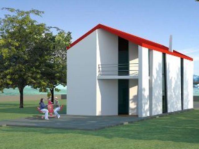 Archisio - Enzoferrara Architetti - Progetto Case prefabbricate rio de pusteria