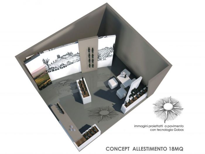 Archisio - Monia Alberici - Progetto Lolio in stand - allestimento fieristico di 18mq