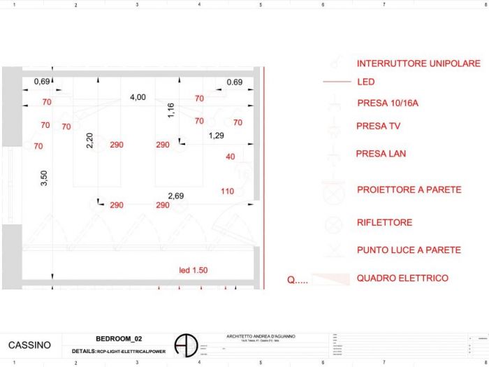 Archisio - Andrea Daguanno - Progetto Ristrutturazione di un appartamento