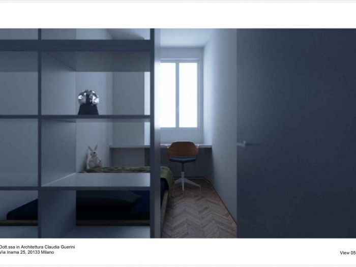 Archisio - Claudia Guerini - Progetto Ristrutturazione appartamento