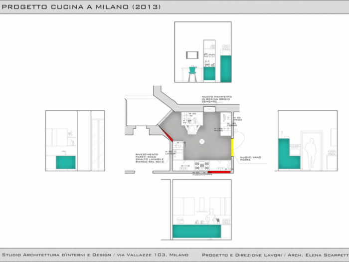 Archisio - Elena Scarpetti - Progetto Cucina