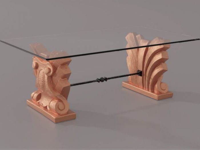 Archisio - Dablec Di Tiziano Moletta - Progetto Tavolino da salotto classico dante