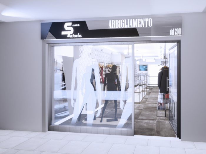 Archisio - Ostuni Giuseppe Pietro - Progetto Arredo abbigliamento
