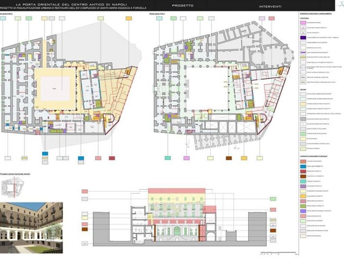 Archisio - Alessandra Pascarella - Progetto Restauro dellex complesso di santa maria egiziaca a forcella