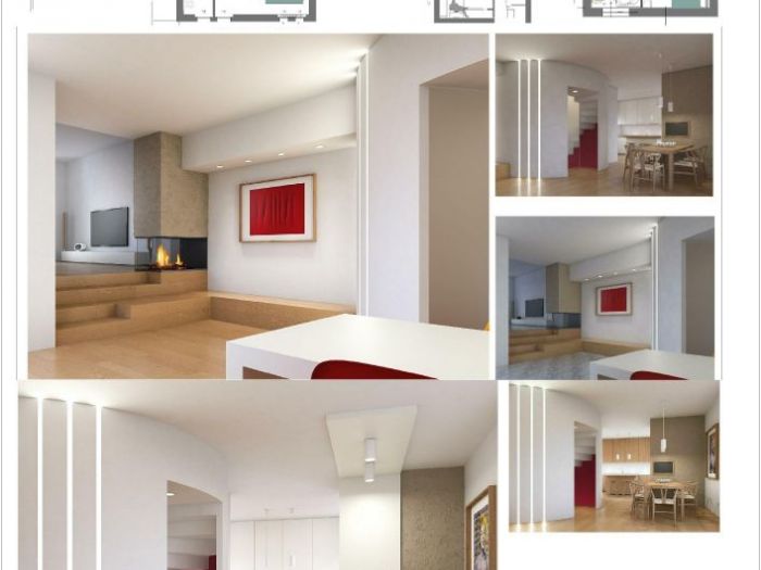 Archisio - Claudio Dagostino - Progetto Progettazione interior design di una casa residenziale