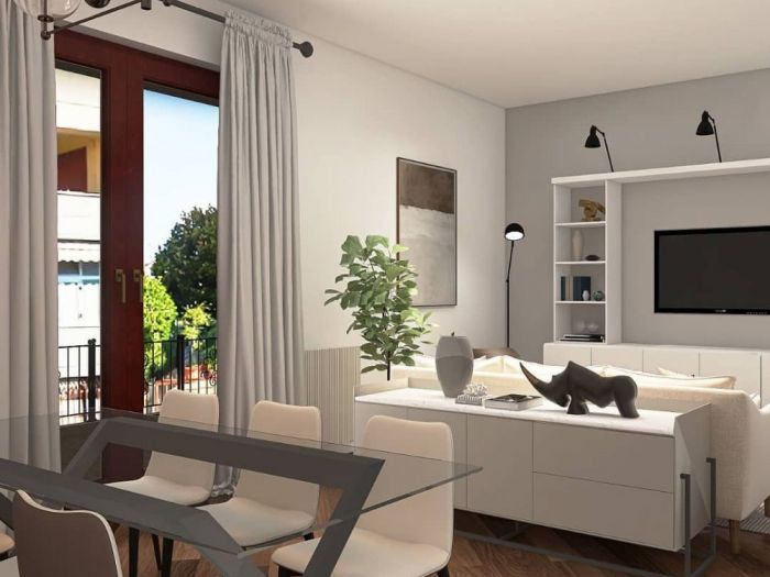 Archisio - Arianna Di Carlantonio Habitathomestaging - Progetto progetto di arredo virtuale per appartamento in vendita