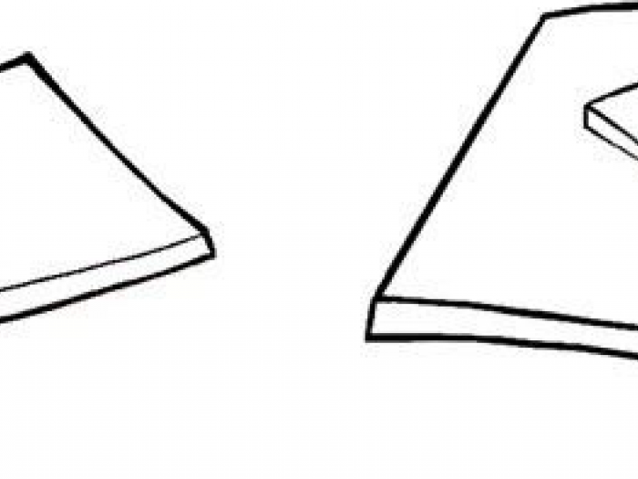 Archisio - Giovanna Basile - Progetto Pagoda lavabo da appoggio linea salvaspazio piano design