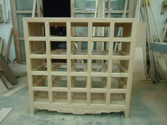 Archisio - Falegnameria Sardano Demurtas - Progetto Riproduzione antico mobile farmacia cinese