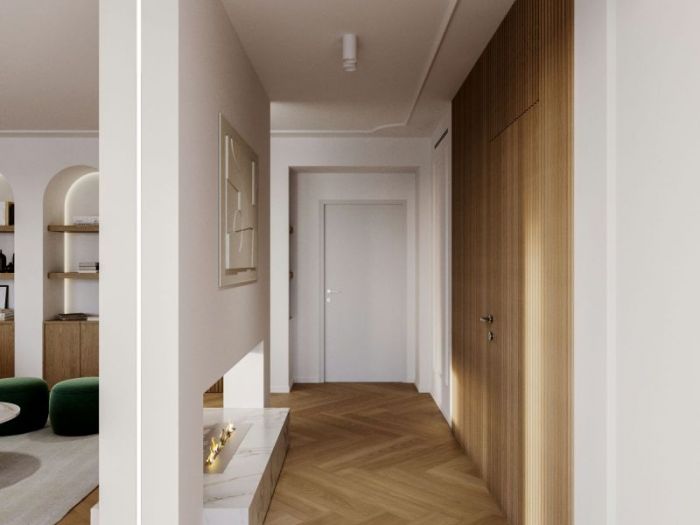 Archisio - Doppiozero Interior - Progetto Casa mm - interior design di un attico contemporaneo