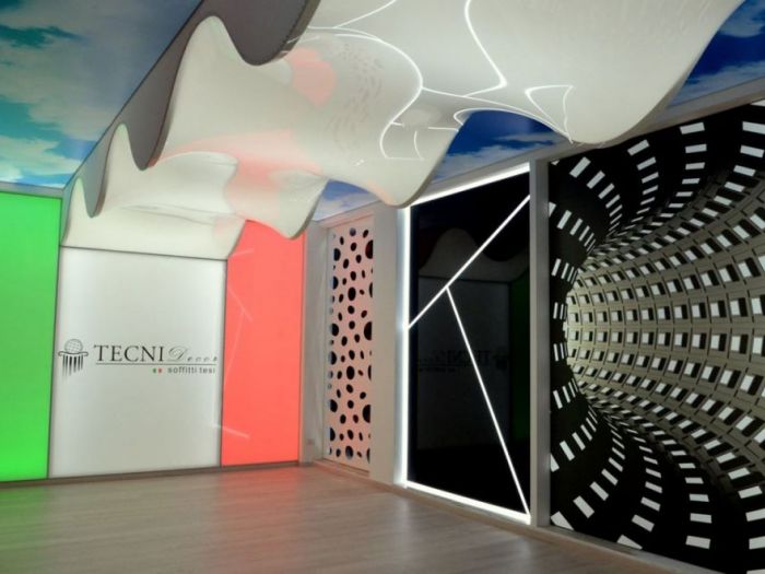 Archisio - Tecni Decor Soffitti Tesi - Progetto Showroom