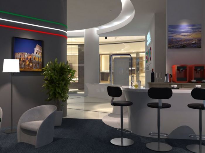 Archisio - Marco Dileo - Progetto Visa office spazio italia