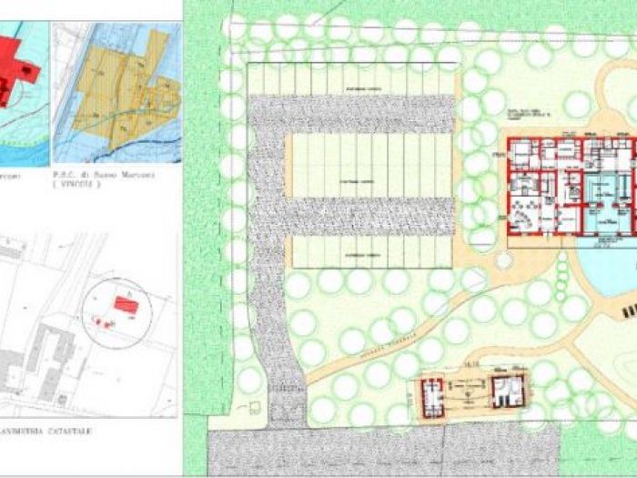Archisio - Romano Osti - Progetto Palazzo rossi valutazione preventiva centro benessere