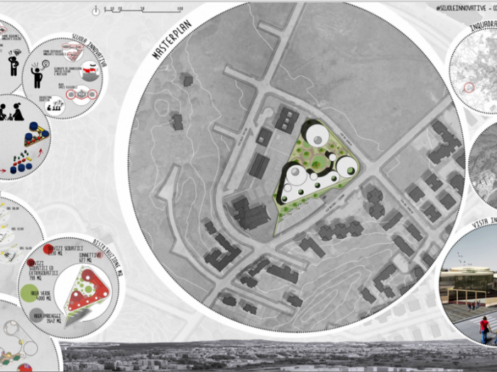 Archisio - Sandra Scanu - Progetto Concorso di idee scuola olbia ss