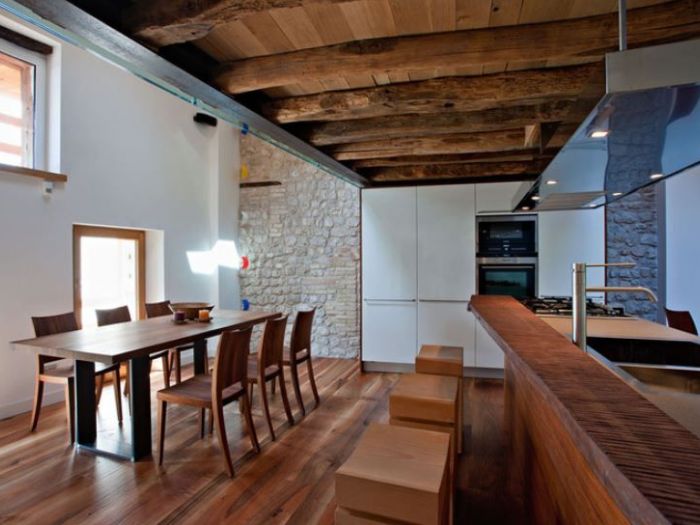 Archisio - Dario Poles - Progetto Interior design rustico a pordenone