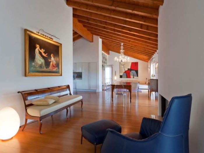 Archisio - Dario Poles - Progetto Interior design attico a pordenone