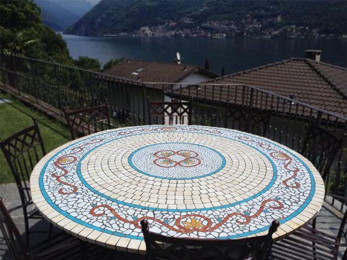 Archisio - Il Fauno Mosaici - Progetto Tavoli per esterni