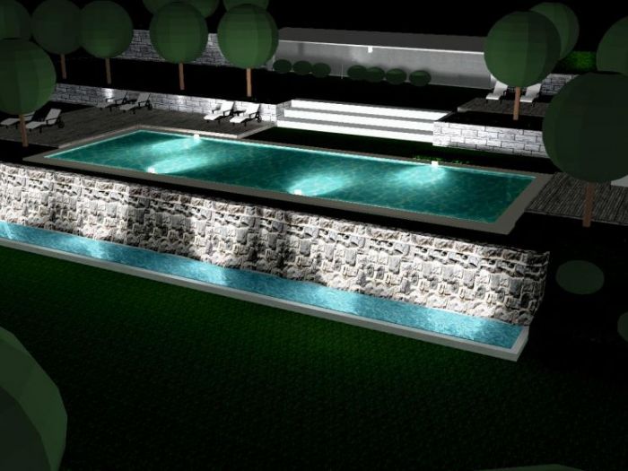 Archisio - Paola Valenti - Progetto Progetto piscina - abitazione privata