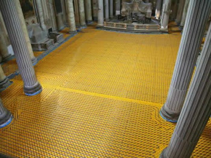 Archisio - Rainelli Mario - Progetto Riscaldamento a pavimento allinterno di una chiesa