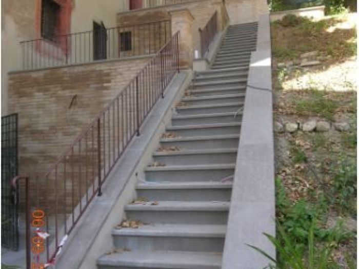 Archisio - Romano Osti - Progetto Ristrutturazione scala esterna palazzo rossi