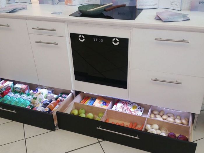 Archisio - Kitchen Magic Space - Progetto Esempio di struttura completa con cassetti