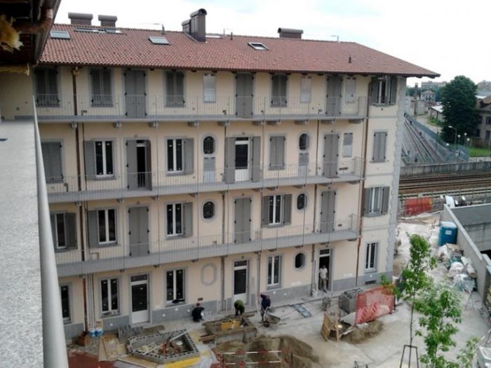 Archisio - Lonati Ing Andrea - Progetto Restauro e recupero corte isola san domenico del 1902