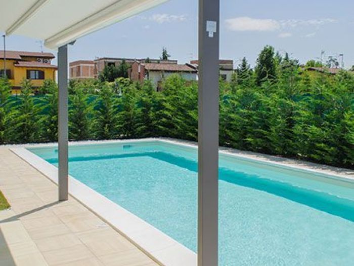 Archisio - De Biasi Tendaggi - Progetto Outdoor con piscina