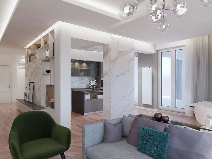 Archisio - Stefano Proietti - Progetto Interi o design appartamento privatoTerni tr