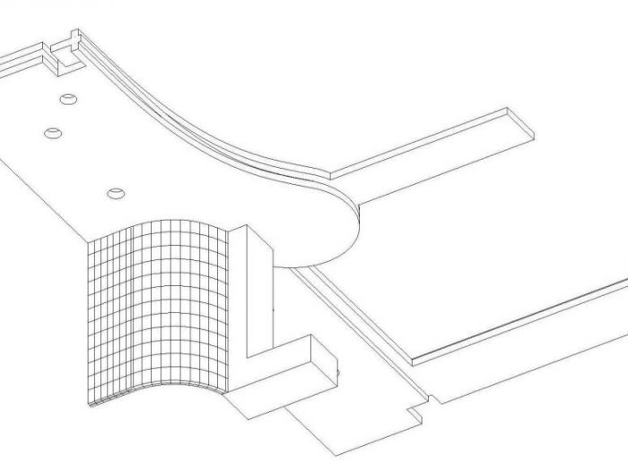 Archisio - Maurizio Loi - Progetto Committente privato - progettazione parete divisoria in vetromattone