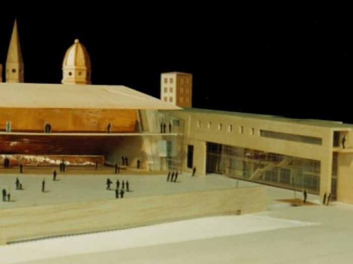 Archisio - Marco Mazzella - Progetto Concorso teatro-biblioteca-complesso residenziale