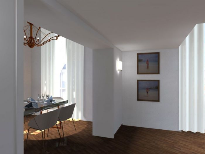 Archisio - Elisa Cuccovillo - Progetto Ristrutturazione e ampliamento appartamento nel centro storico di trani