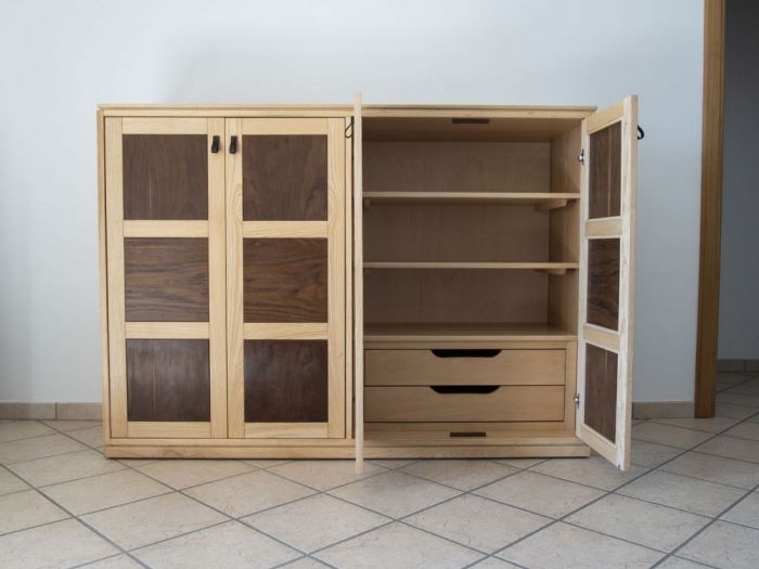 Archisio - Ebanisteria Gambella - Progetto Armadio a quattro ante scandinavo