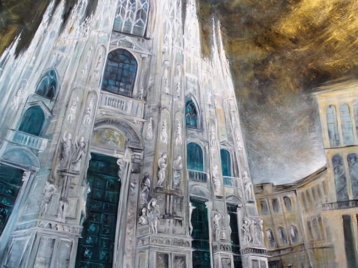 Archisio - Silvia Senna Arte - Progetto Architetture liquide 23 - milano il duomo
