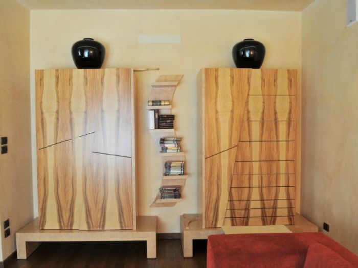 Archisio - Studio Di Architettura Mannelli - Progetto Mobili contenitori e porta tv