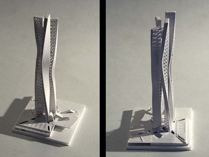 Archisio - Ruggero Lenci - Progetto Concorso internazionale thyssenkrupp per una torre simbolo a dubai