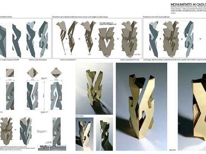 Archisio - Ruggero Lenci - Progetto Concorso per un monumento ai caduti di nassiriya