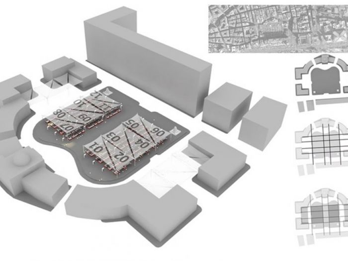 Archisio - X Studio - Progetto Progetto piazza mercato - napoli 2013