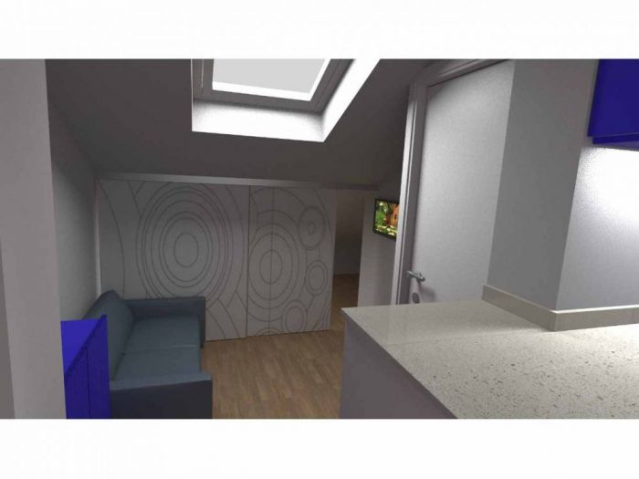 Archisio - Arredamenti Ancona srl - Progetto Ristrutturazione per una piccola mansarda sul mare