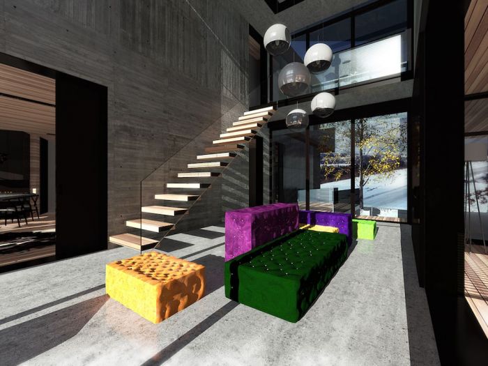 Archisio - Bicuadro - Progetto Ski lodge powder mountain lot 27 eden utah