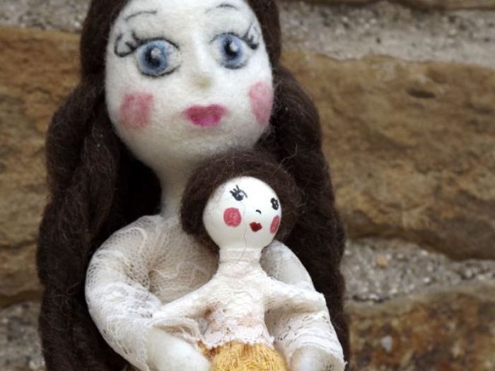 Archisio - Pupillae Art Dolls - Progetto Bambole di feltro sarah a little princess