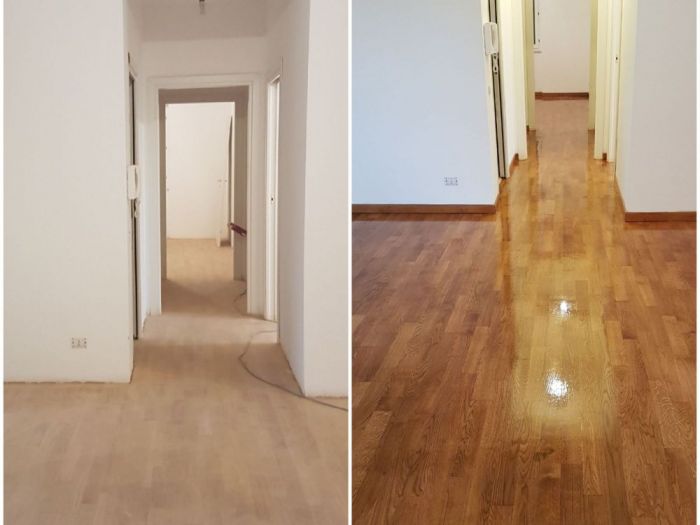 Archisio - Parquettista Roma - Progetto Restauro parquet massello con levigatura e verniciatura