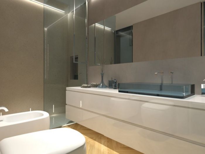 Archisio - Eleonora De Donatis - Progetto Bagno appartamento privato