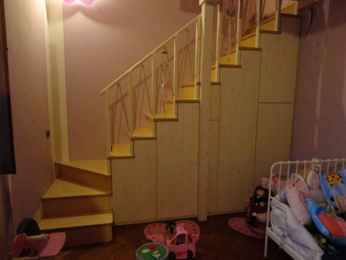 Archisio - Melloni Falegnameria - Progetto Scale e soppalchi