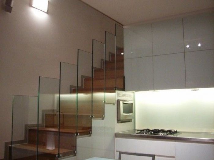 Archisio - Cofra Architettura Design Innovazione - Progetto Redistribuzione degli spazi interni di un monolocale su due livelli