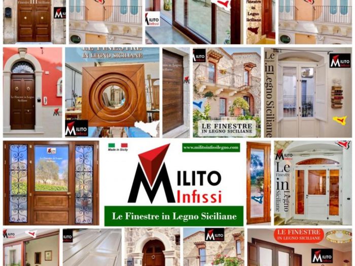 Archisio - Milito Infissi - Progetto Showcase produzione artigianale serramenti e portoni in legno