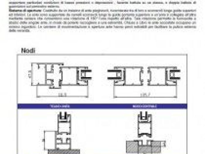 Archisio - Punto Del Serramento - Progetto Sistema ante pieghevoli veranda garden