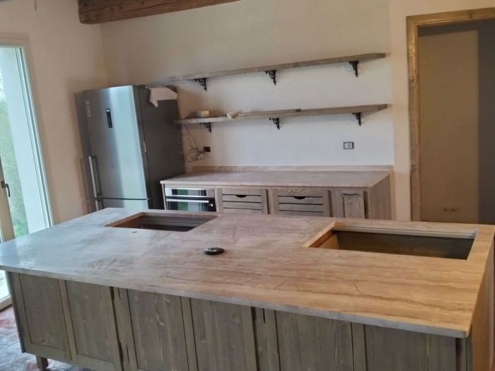 Archisio - Sadepa Marmi - Progetto Top cucina daino