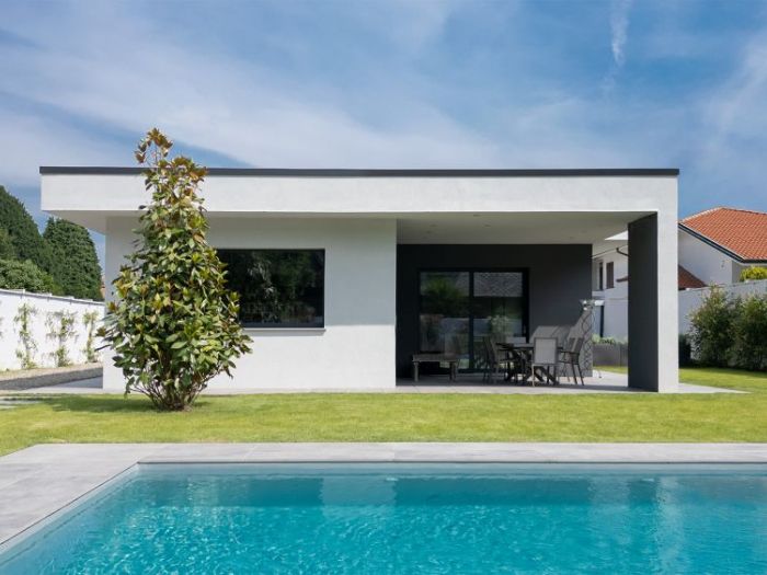 Archisio - Marlegno - Progetto Villa moderna in legno inveruno